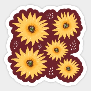 sunflower Sticker